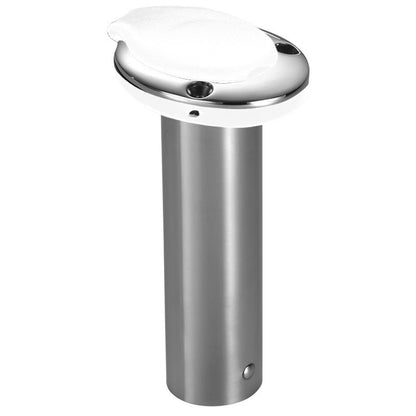 Attwood Standard Series Rod Holder - 0° - White Insert