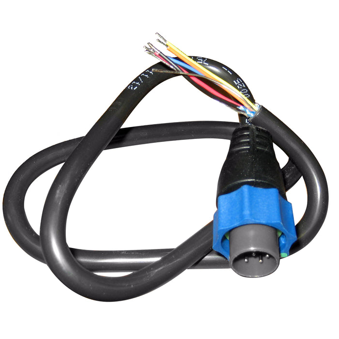 Lowrance 7-Pin Blue-to-Bare-Wire Adapter Cable, 000-10046-001