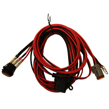 RIGID Industries 40194 Wiring Harness, 11 ft, for Single LED Lights, Made in USA