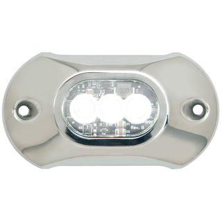 Attwood Light Armor Underwater LED Light, 3-LED White, 12V/24V Surface Mount