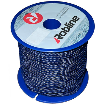 Robline Orion 500 Polyester Double Braid Mini-Reel, 3mm x 15m, Blue