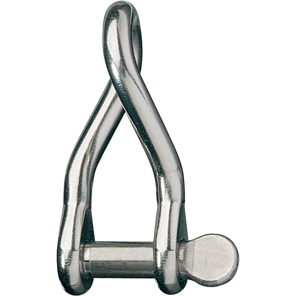 Ronstan RF628 Twisted Shackle, 3/16" Pin, Grade 316 Stainless Steel