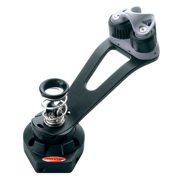 Ronstan RF7 Ball Bearing Swivelling Cam Cleat Base, Adjustable Ratchet System