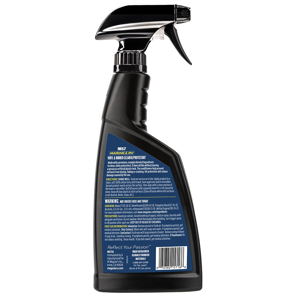 Meguiar's Marine/RV Vinyl & Rubber Cleaner & Protectant, 16 oz. Spray