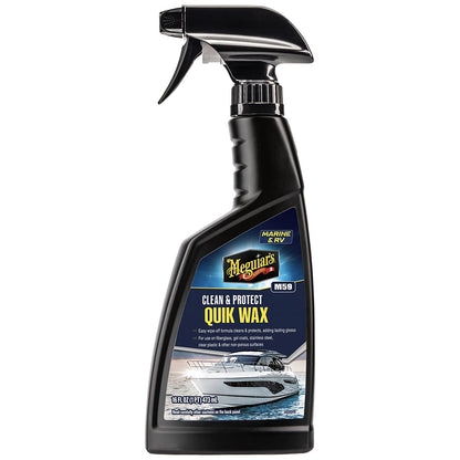 Meguiar's Marine/RV Quik Wax, 16oz Spray - Clean & Protect, Made in USA