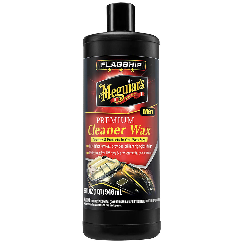 Meguiar's Flagship Premium Cleaner/Wax, 32oz – Marine & RV One-Step Formula