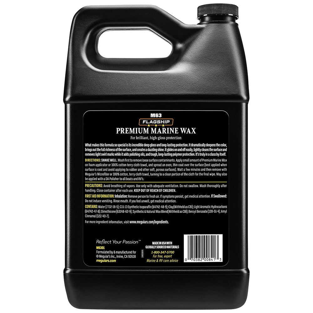 Meguiar's Flagship Premium Marine Cleaner/Wax, 1 Gallon