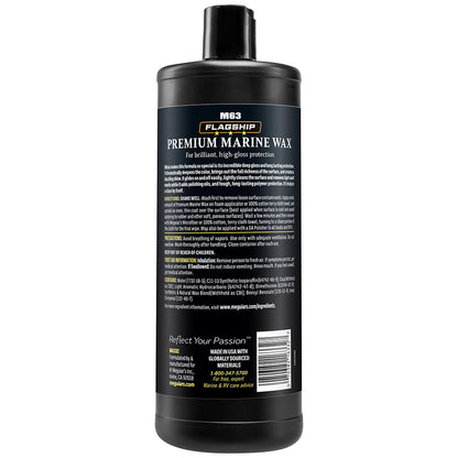 Meguiar's Flagship Premium Marine Wax, 32oz – Long-Lasting UV Protection