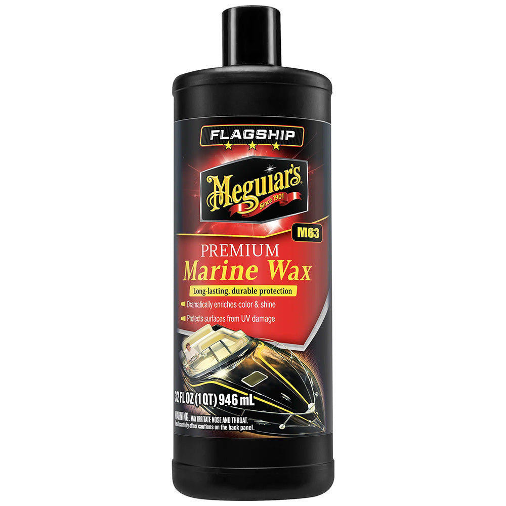 Meguiar's Flagship Premium Marine Wax, 32oz – Long-Lasting UV Protection