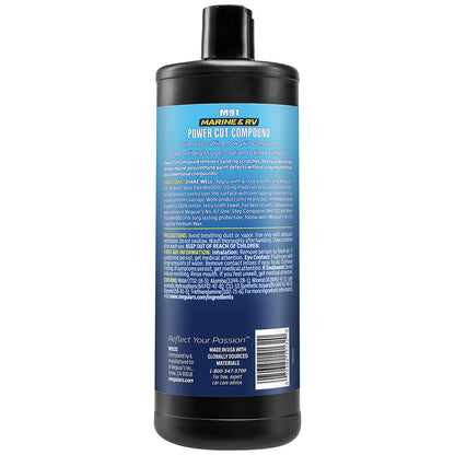 Meguiar's Marine/RV Professional Grade Power Cut Compound, 32 oz.