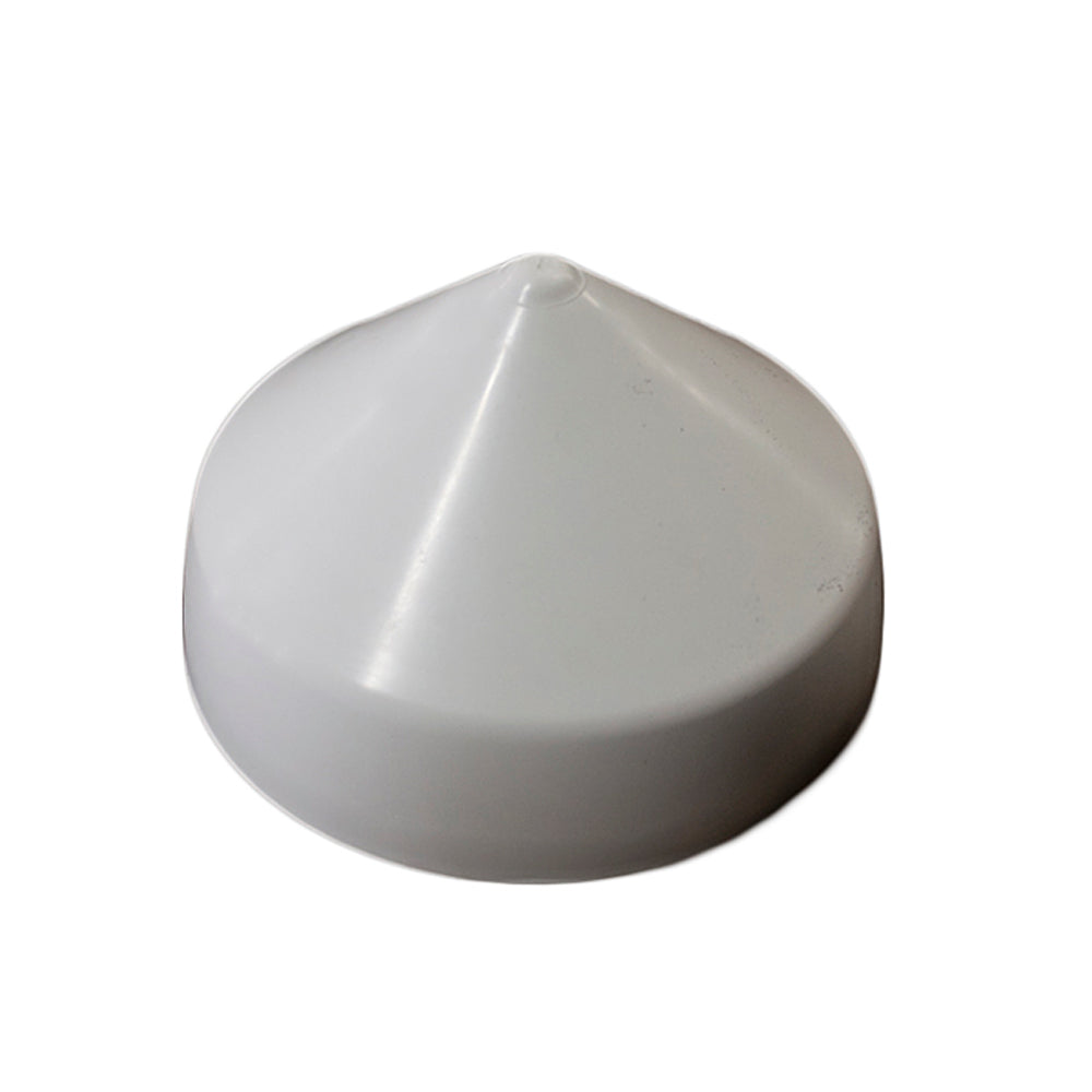 Monarch Marine White Cone Piling Cap, 8-Inch – UV & Weather Protection