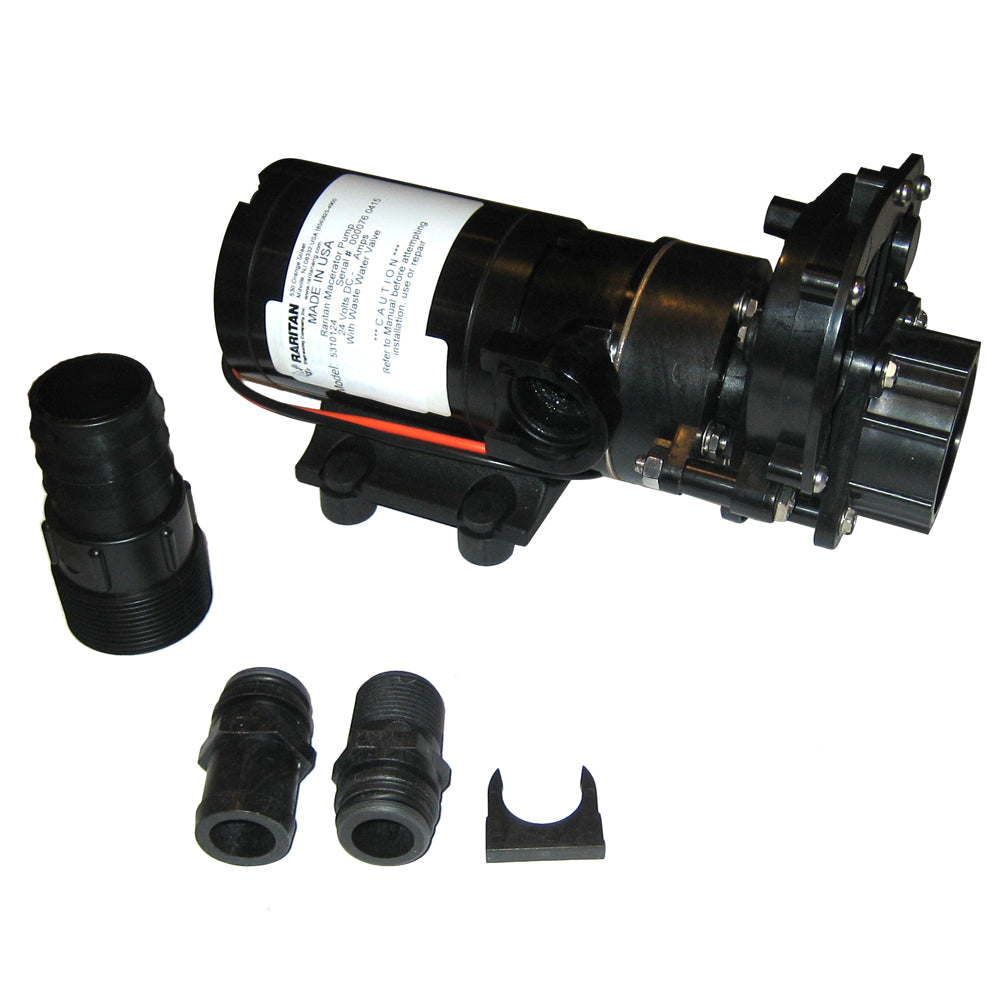 Raritan 53101 Series Macerator Pump with Waste Valve, 24V – ISO 8846 Certified