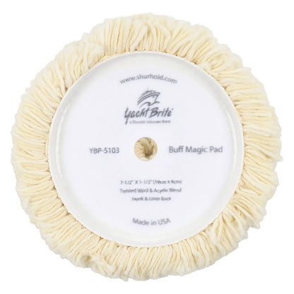 Shurhold Buff Magic Compounding Wool Pad, 7.5 in.