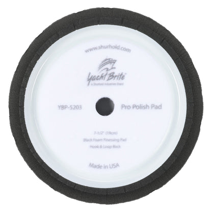 Shurhold Pro Polish Black Foam Pad, 7.5 in.
