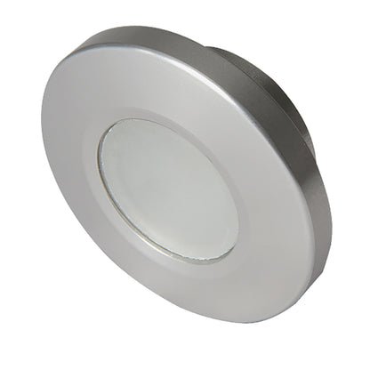 Lumitec Orbit Spectrum Flush Mount Down Light, Brushed, Dimmable White/Red/Blue