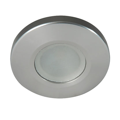 Lumitec Orbit Spectrum Flush Mount Down Light, Brushed, Dimmable White/Red/Blue