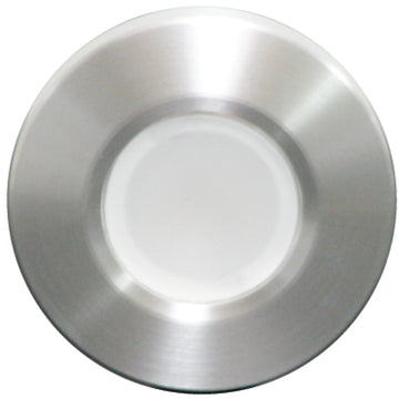 Lumitec Orbit Spectrum Flush Mount Down Light, Brushed, Dimmable White/Red/Blue
