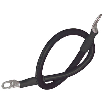 Ancor Marine Grade Battery Cable Assembly, 4 AWG, 32" Black, 5/16" Stud