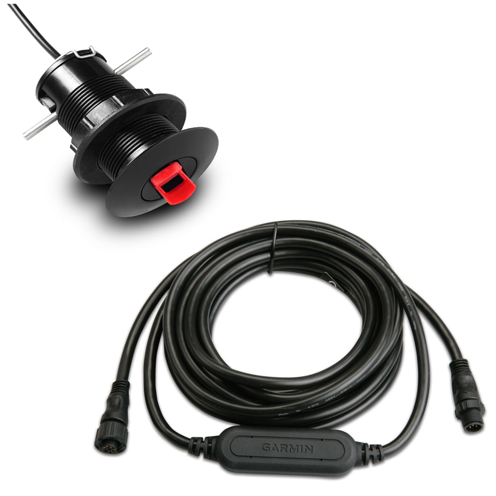 Garmin GST 43 Thru-Hull Speed/Temperature Transducer with GST 10, NMEA 2000