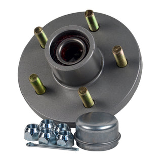 C.E. Smith 1750 lb Galvanized Trailer Hub Kit, 1-3/8"x1-1/16" Tapered, 5x4.5"