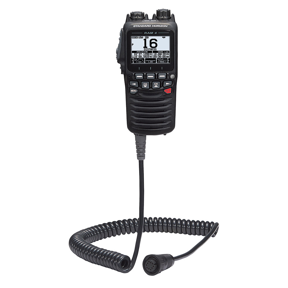 Standard Horizon RAM4 Wired Remote Access Microphone, SSM-70H - Submersible
