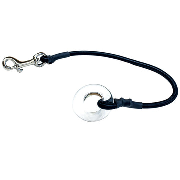 Tigress 16" Deluxe Snubber with Glass Outrigger Ring & Nickel-Plated Snap