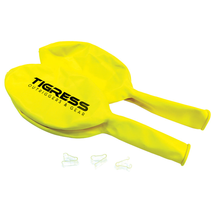 Tigress Yellow Helium Balloons, 2-Pack