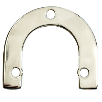 Tigress 77900-2 Round Head Rod Holder Backing Plate, 9.5" 316 Stainless Steel