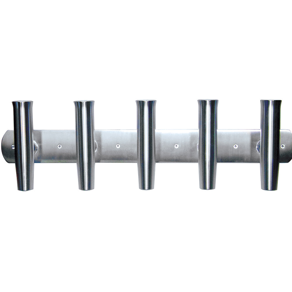 Tigress 5-Rod Aluminum Transom Mount Rod Holder, 35-inch