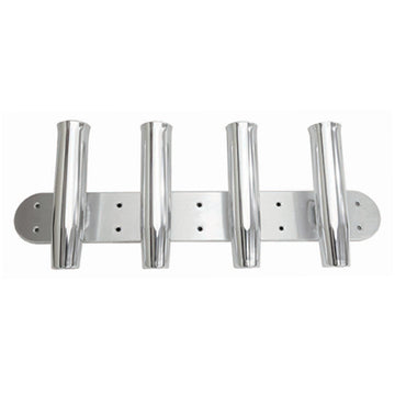 Tigress 4 Rod Aluminum Transom Mount Rod Holder, 28 Inch
