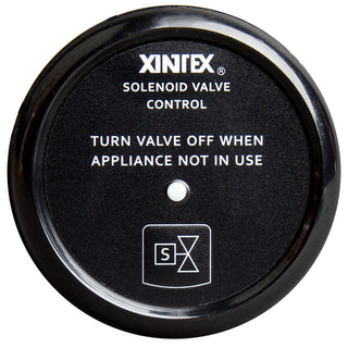 Fireboy-Xintex C-1B-R Propane & LPG Solenoid Control Valve with Black Bezel