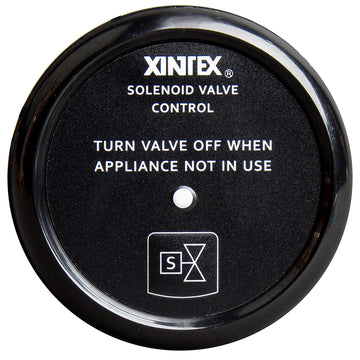 Fireboy-Xintex C-1B-R Propane & LPG Solenoid Control Valve with Black Bezel