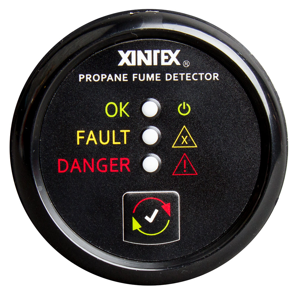 Fireboy-Xintex P-1B-R Propane Fume Detector, Black Bezel, Made in USA