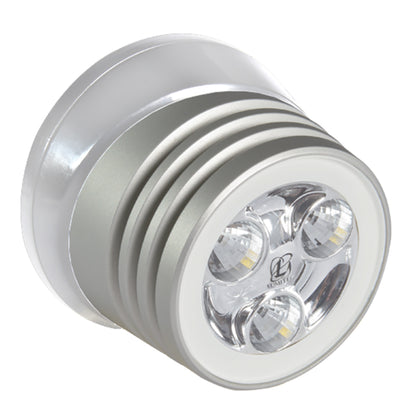 Lumitec Zephyr LED Spreader/Deck Light, Brushed White Base - White Non-Dimming