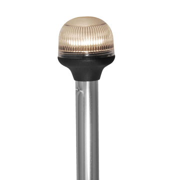 Attwood 20 in. Fold-Down All-Round Navigation Light, Incandescent, Black Base