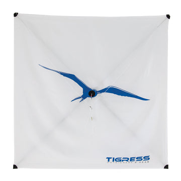Tigress Specialty Lite Wind Kite, White – 5-10 MPH Fishing Performance