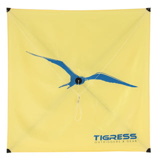 Tigress All Purpose Kite, Yellow, 10-15mph Winds
