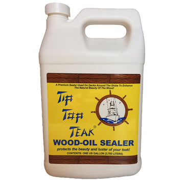 Tip Top Teak Wood Oil Sealer, 1 Gallon – Long-Lasting Marine Finish