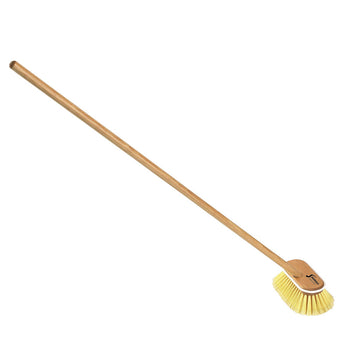 Shurhold Marine Mate Soft Deck Brush with 48 in. Wood Handle, 6 in.
