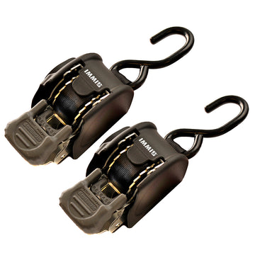 BoatBuckle Mini G3 Retractable Transom Tie-Down System, 1" x 72" (Pair)