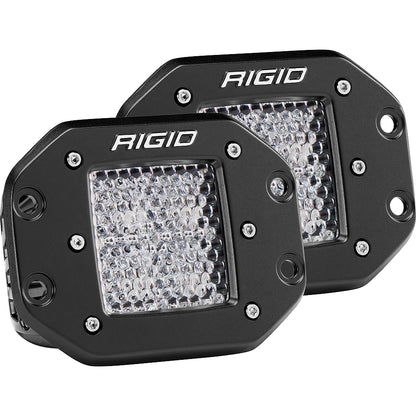 RIGID D-Series PRO Flush Mount Diffused LED Pods, 30W 3168 Lumens