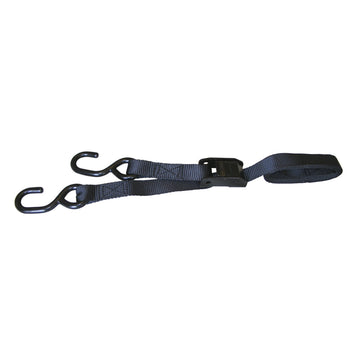 CargoBuckle Cam Buckle Tie-Downs, 1" x 6', 800 lbs Break, 4-Pack