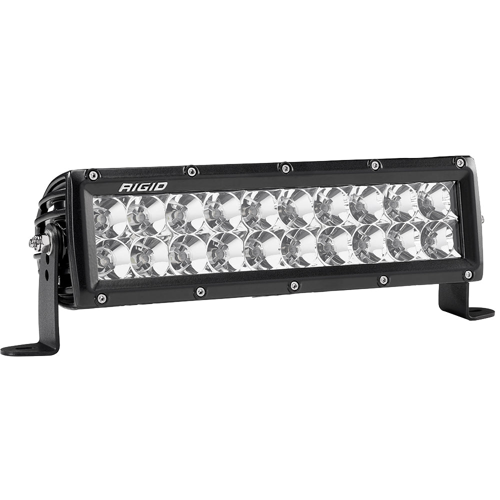 RIGID Industries E-Series PRO 10 Inch Flood LED Light Bar, Black – Made in USA