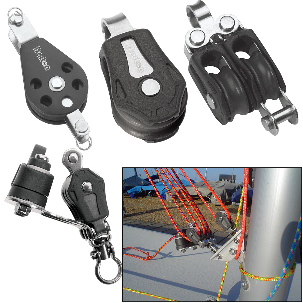 Barton Marine Laser Replica 15:1 Boom Vang Assembly, Ball Bearing Blocks