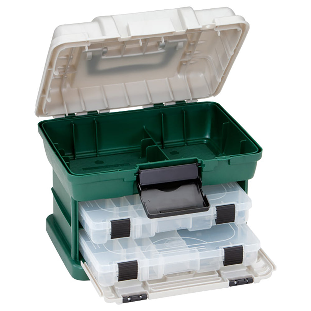 Plano 2-BY™ Rack System 3600, Green Metallic/Silver, Made in USA