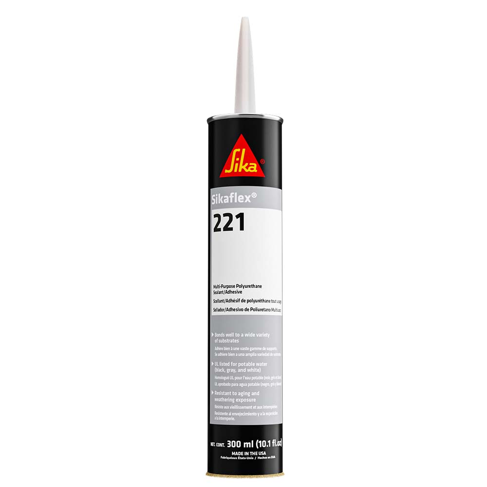 Sika Sikaflex-221 Sealant, 10.3 oz White
