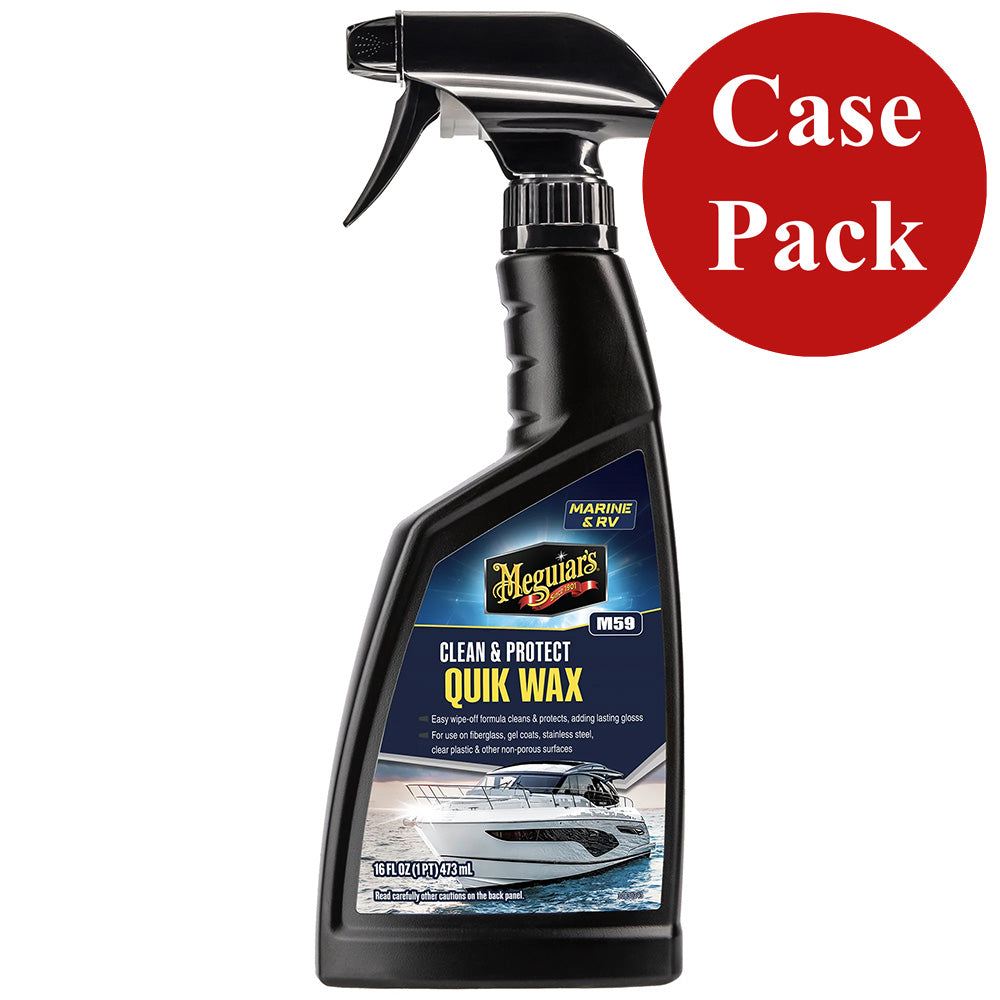 Meguiar's Marine/RV Quik Wax Clean & Protect, 16 oz (Case of 6)