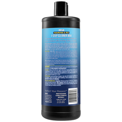 Meguiar's Marine/RV One Step Cleaner Wax, 32 oz Liquid (Case of 6)