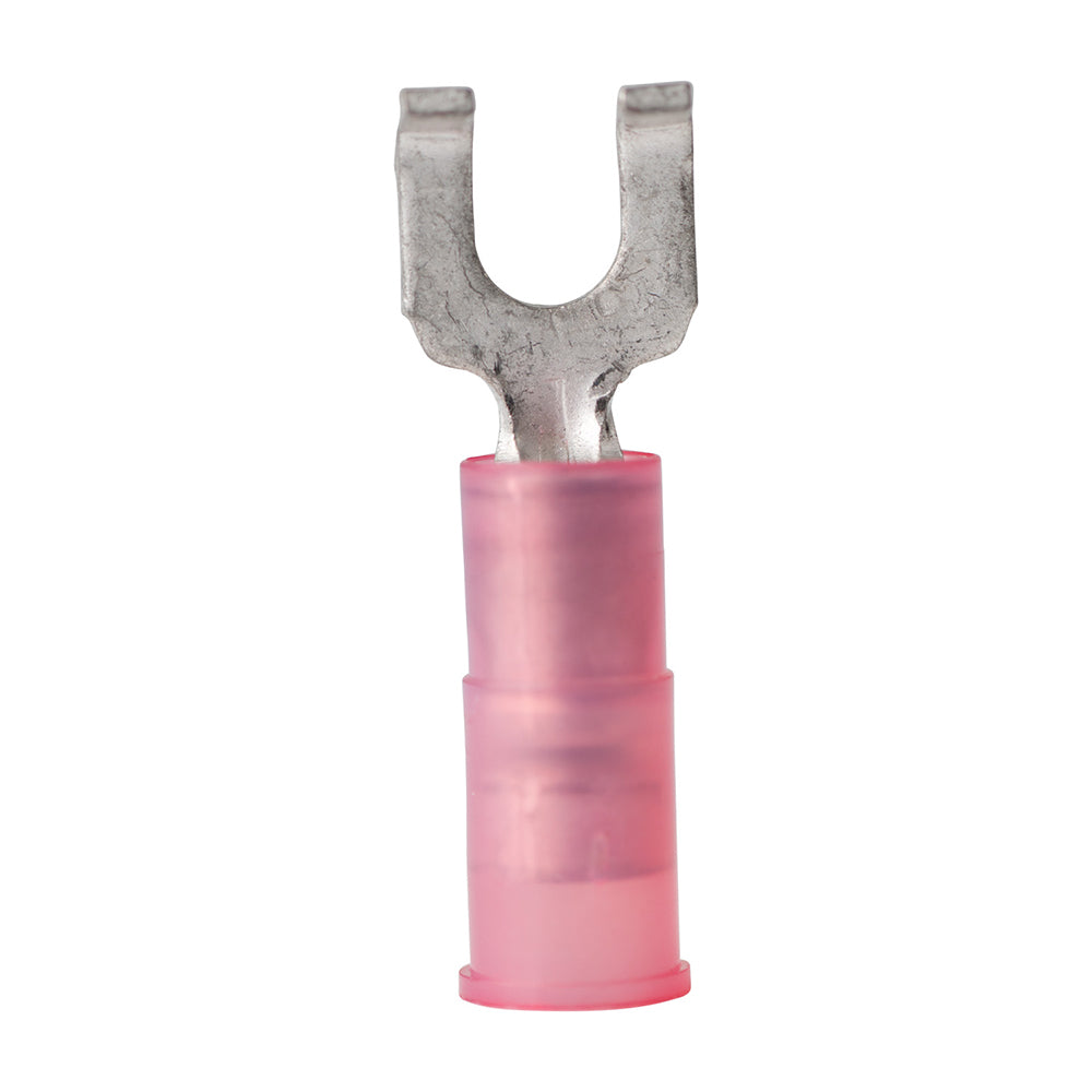 Ancor Nylon Flanged Spade Terminal, 22-18 AWG, #6 Post, 25-Pack