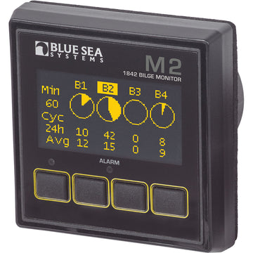 Blue Sea Systems 1842 M2 OLED Digital Bilge Meter, 7-70V DC